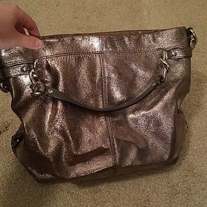 Coach Purse Silver